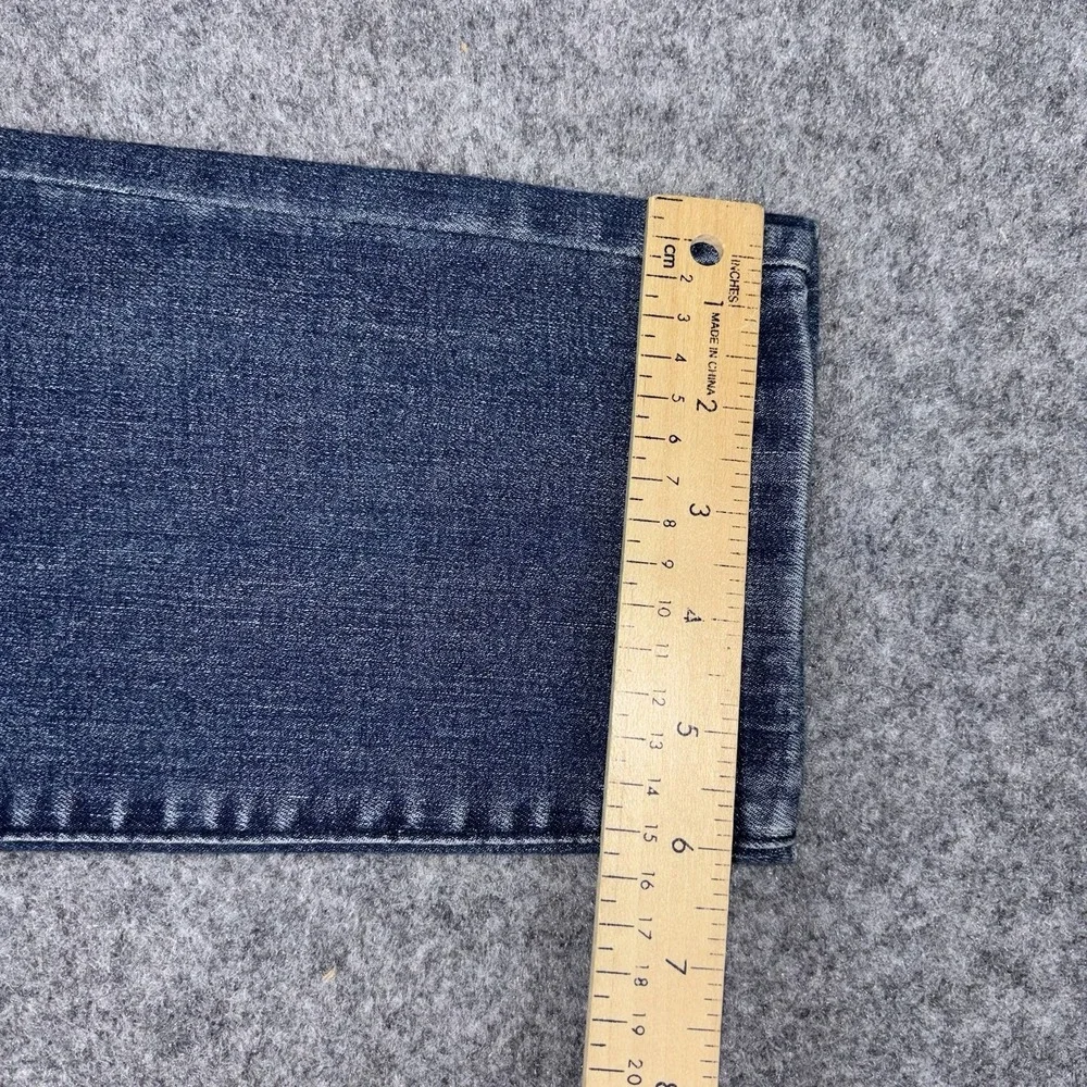 Waimea Jeans Mens 34x32 Skinny Fit Distressed Ripped Stretch Indigo Blue Denim